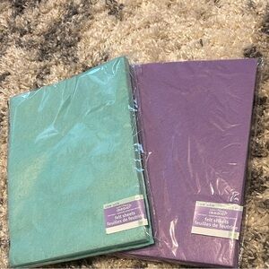 Crafter's Square Kids Felt Sheets Pack - Teal and Purple